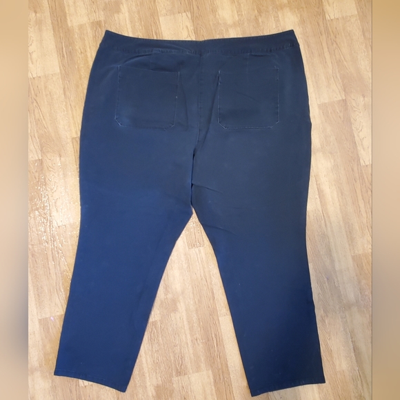 Women's Plus Size, 28, Bryan brand, Dark Blue, Button/ Zip Close, Pants - Picture 2 of 3